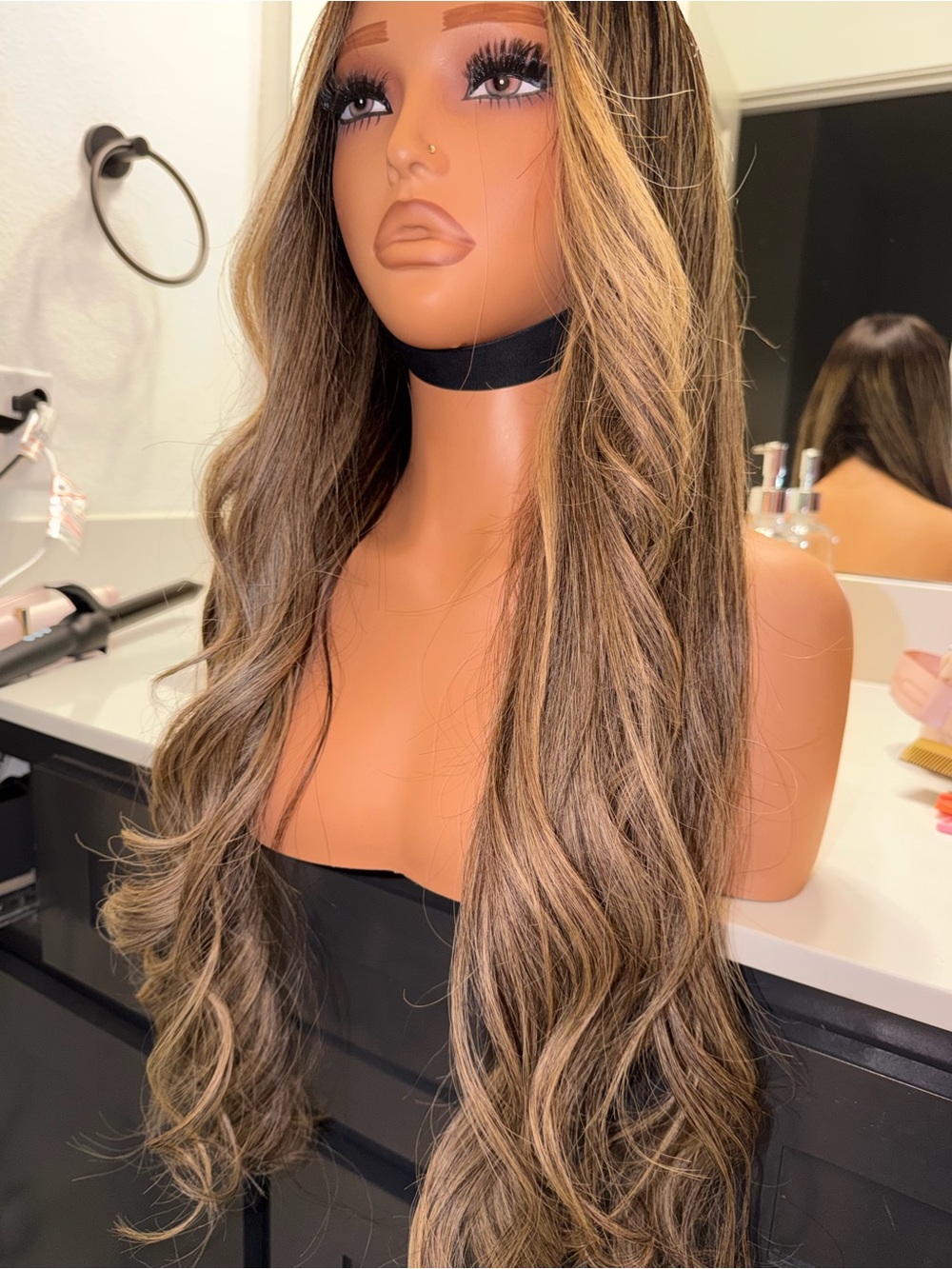 Like New 26 Balayage Human Hair Wig